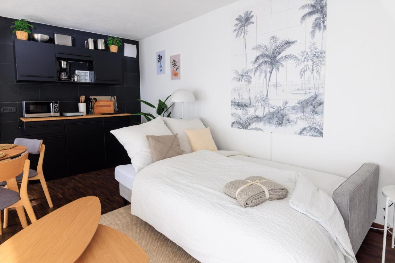 Global Living - Design Apartment I Rathausplatz I Beamer I Ac I Kitchen I Augsburg Ngoại thất bức ảnh